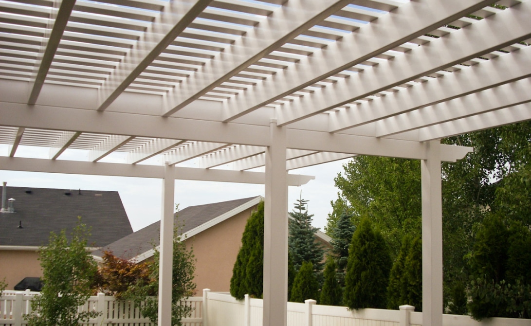 vinyl pergola